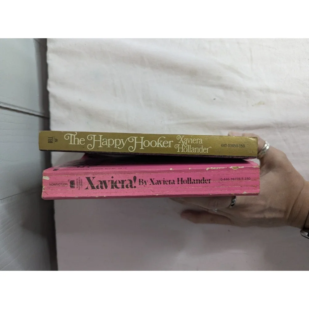 2‎ lot Vintage Erotica Xaviera Hollander The HAPPY HOOKER sexual pleasure books